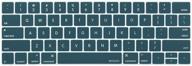 защитный чехол mosiso совместим с macbook pro с touch bar 13 и 15 дюймов 2019 2018 2017 2016 (модель: a2159) логотип