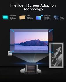 img 1 attached to 🎬 Проектор XGIMI Horizon Pro 4K - 2200 ANSI люмен, кино-проектор Android TV 10.0 с динамиками Harman Kardon, автоматической коррекцией искажений изображения, домашний кинотеатр с WiFi и Bluetooth.