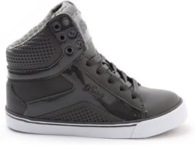 img 4 attached to 👟 Black Boys' Dance Sneakers - Pastry Tart Style