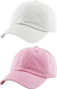 img 1 attached to 🧢 Hundred 100Kids 2 2740 Kids Cap 2 Pack Purple Boys' Accessories for Hats & Caps