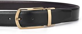 img 3 attached to Elegant Waist Men's Accessories and Belts by KingsBelt - Fine Leather Belts