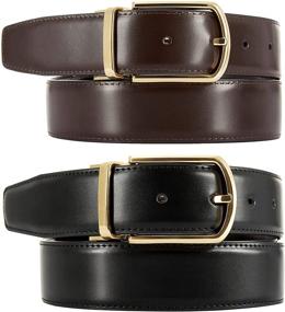 img 2 attached to Elegant Waist Men's Accessories and Belts by KingsBelt - Fine Leather Belts