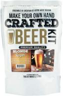 🍺 crafted series beer making kit - home brewing ingredients for 6 gallons of blonde lager logo