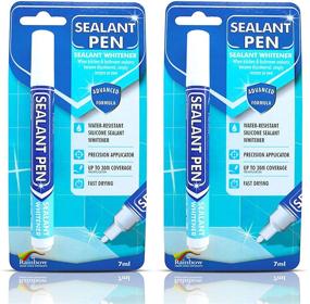 img 4 attached to 🔍 Sealant Pen White - 2 Pack: Ultimate Silicone Caulk Whitener and Stain Remover for Home Sink, Kitchen, Showers, Bathroom, Wall, Ceiling & Floor Tile