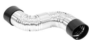 img 1 attached to Spectre Performance Chrome 🕳️ 4-inch Air Duct Hose (9758)