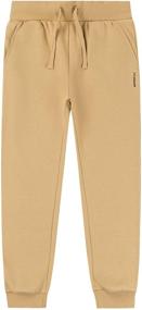 img 4 attached to ATLANHAWK Brushed Inside Sweatpants 👖 with Drawstring for Boys' Clothing and Pants