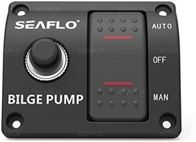 img 3 attached to 🌊 SEAFLO 3-Way Bilge Pump Panel with Automatic/Off/Manual Rocker Switch and 15A Circuit Breaker - 12v 24v 32v