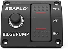 img 4 attached to 🌊 SEAFLO 3-Way Bilge Pump Panel with Automatic/Off/Manual Rocker Switch and 15A Circuit Breaker - 12v 24v 32v