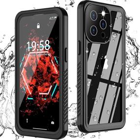 img 4 attached to 📱 Водонепроницаемый чехол для iPhone 13 Pro Max 6,7-дюймовый 5G 2021 - Защитный кожух Hoguomy с ударопрочным покрытием, встроенным защитным экраном и полной защитой всего тела.