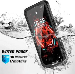 img 2 attached to 📱 Waterproof Case for iPhone 13 Pro Max 6.7-inch 5G 2021 - Hoguomy Heavy Duty Shock-Proof Cover with Built-in Screen Protector and Full-Body Protection