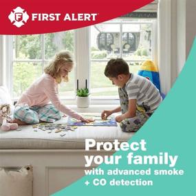 img 2 attached to 🔥 First Alert BRK SC7010B: Hardwired Smoke and Carbon Monoxide Detector with Battery Backup - Reliable Protection in White