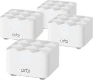 🔌 enhanced netgear orbi rbk14-100nas mesh wifi system - delivering high-performance wifi with exceptional 1.2gbps speed and ample coverage of 6,000 square feet. extend and eliminate wifi dead zones for complete home connectivity. логотип