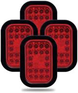красный светодиодный задний фонарь для прицепа логотип