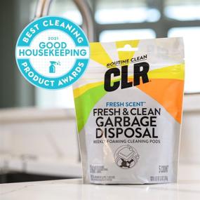 img 1 attached to 🗑️ CLR Fresh & Clean Garbage Disposal, Weekly Foaming Cleaning Pods, Fresh Scent, 5 Pods Total (Packaging May Vary)