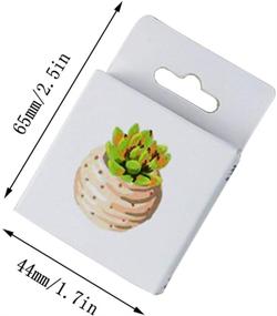 img 2 attached to 🌵 Miayon 50PCS Cute Cactus and Succulent Plants Stickers: Perfect for Scrapbooks, Albums, Planners, and Laptops!