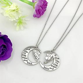 img 1 attached to Express Your Love with Mother-Daughter Necklaces for a Special Mom - Perfect Mothers Day Gift!
