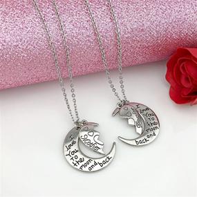 img 2 attached to Express Your Love with Mother-Daughter Necklaces for a Special Mom - Perfect Mothers Day Gift!