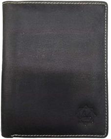 img 1 attached to Men's Bifold Genuine Leather Passport Holder - Essential Travel Accessories