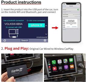 img 1 attached to Carlinkit Wireless CarPlay Volkswagen Supports