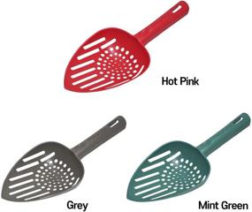 img 3 attached to PUPPYROCAT Cat Litter Shovel: Effective, Pointed-Edge, Plastic Sifter with Sturdy Shovel Shape, Ideal for Corners and Little Pieces