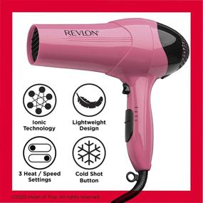 img 1 attached to Revlon 1875W Frizz Control Hair Dryer: Achieve Smooth, Frizz-Free Hair!