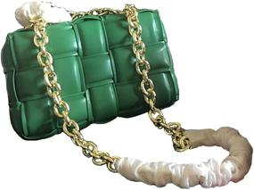 img 4 attached to 👜 EvaLuLu Genuine Leather Shoulder Handbags & Wallets for Women - Medium Size Shoulder Bags