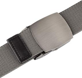 img 2 attached to Elevate Your Style with Samtree Elastic Casual Tactical Buckle Men's Accessories