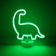 💚 neon indoor night light - lovenite battery & usb powered glowing led decorative sign for room, party, festival decorations (green) логотип