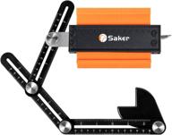 🛠️ saker contour gauge profile tool: adjustable lock for precise irregular shape duplicator - must-have for diy handyman, construction, welding and woodworking logo