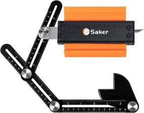 img 4 attached to 🛠️ Saker Contour Gauge Profile Tool: Adjustable Lock for Precise Irregular Shape Duplicator - Must-Have for DIY Handyman, Construction, Welding and Woodworking