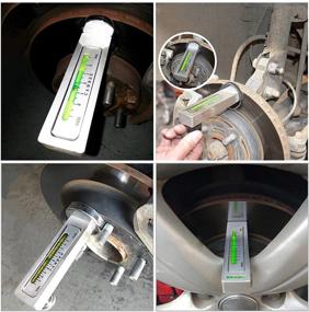 img 1 attached to 🔧 Toolwiz Universal Magnetic Gauge Tool: Efficient Camber, Castor, Strut Wheel Alignment for Car, Truck, RV Tire Repair