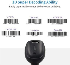 img 3 attached to 🔍 Laser 1D Wireless Barcode Scanner: Alacrity USB2.0 Wired & 2.4GHz Wireless Handheld Barcode Reader for Computer Laptop POS