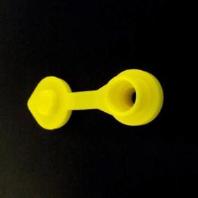 img 1 attached to 🔴 Youngfly Pack of 5 Black Vent Caps for Efficient Fuel Flow in Any Fuel/Gas/Water Can (Yellow, 5)