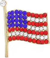 значок-брошь с звездами американского флага коллекции soul breeze: потрясающие украшения к дню независимости 4 июля логотип