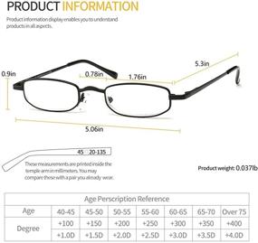 img 3 attached to KENZHOU Reading Glasses Computer Related Eyestrain