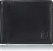 stacy hudson bifold leather wallet logo