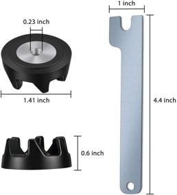 img 3 attached to 🔧 5-Pack Blender Coupler 9704230 Blender Coupling Replacement Parts with 1 Wrench - Compatible with KitchenAid WP9704230VP WP9704230