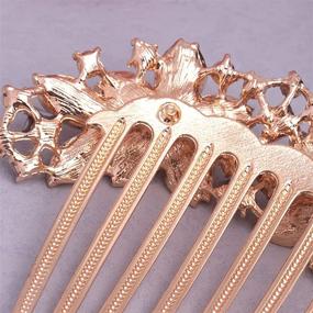 img 3 attached to Rhinestones Rhinestone Accessories Barrette Headpiece