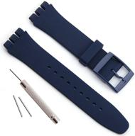 🌊 улучшите свои часы с заменяемыми водонепроницаемыми силиконовыми ремешками swatch для мужчин логотип