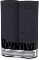 🚽 renova h&amp;pc-53742 3 ply soft black toilet loo tissue (6 pack) - luxurious and durable bathroom essential for every household logo