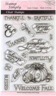 stamp simply clear stamps thanksgiving scrapbooking & stamping logo