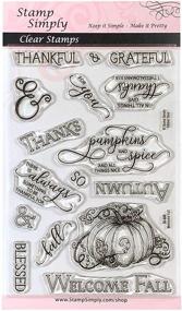 img 4 attached to Stamp Simply Clear Stamps Thanksgiving Scrapbooking & Stamping