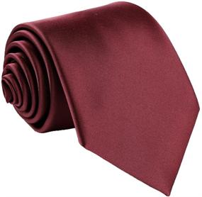 img 4 attached to Fortunatever Classical Solid Handmade Necktie