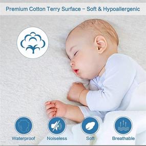 img 2 attached to 🌬️ THLAND Queen Size Waterproof Mattress Protector - Premium Cooling Mattress Cover, Soft and Breathable