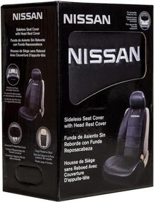 img 1 attached to Plasticolor Nissan Logo Seat Cover - Sideless Design (Model 008617R01)