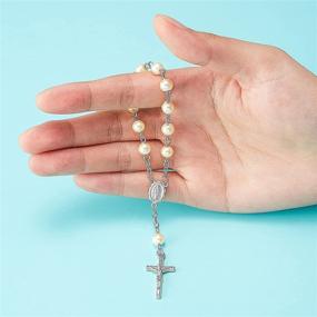 img 2 attached to Baptism Rosaries Christening Communion Weddings