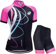 🚴 stay comfortable on your bike with zerobike women's quick dry breathable cycling jersey jacket логотип