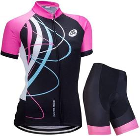 img 4 attached to 🚴 Stay Comfortable on your Bike with ZEROBIKE Women's Quick Dry Breathable Cycling Jersey Jacket