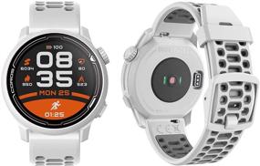 img 2 attached to 🔋 Coros PACE 2 Premium GPS Sport Watch White with Heart Rate Monitor, Barometer, and Long-lasting Battery - Bundle with Wearable4U Power Bank (White - Silicone Strap)