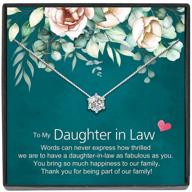 jeewelife sterling silver daughter in law necklace - perfect birthday & wedding gift logo